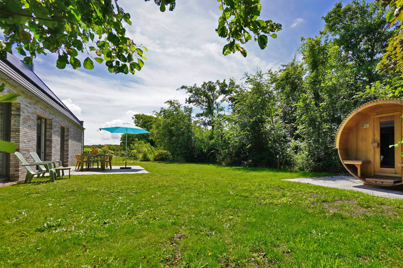 Zijkant Tuin Vakantiehuis Op t Oog Callantsoog Sauna